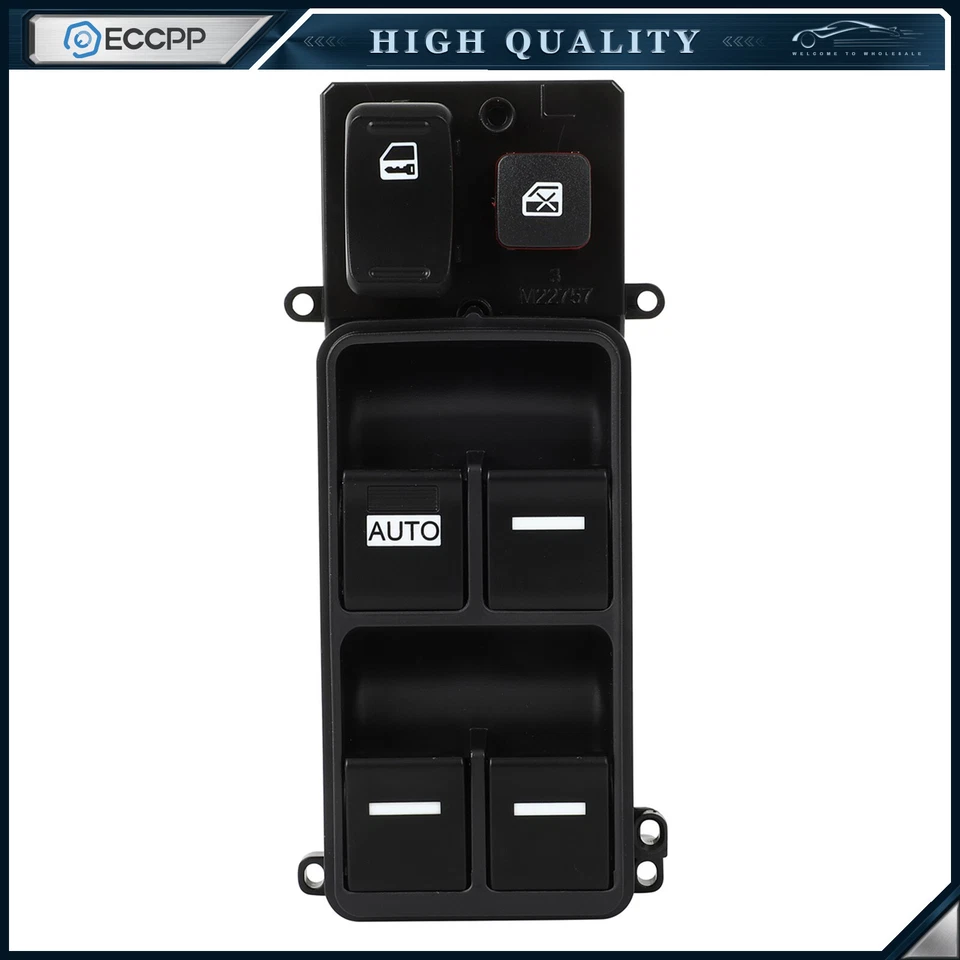 Power Window Switch For Honda Odyssey 2005 2006 2007 2008 2009 2010 Front Left - Изображение 1 из 1
