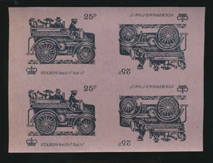 GB BOOKLET COVER TETE BECHE UNGESCHNITTENE BLÖCKE + PAARE 1971-75 - Bild 1 von 26