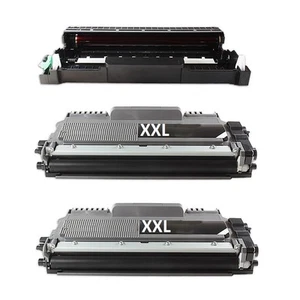 1 Trommel Drum + 2 Toner kompatibel für Brother MFC-7360N MFC-7360Ne MFC-7362 - Bild 1 von 1
