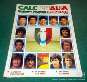 CALCIOITALIA Supplemento al Guerin Sportivo n. 38/1982 con 500 Foto a Colori - Imagen 1 de 5