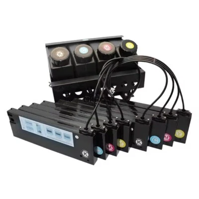 Universal CISS 4+8 Bulk UV Ink Tank Supply System for Digital UV Flatbed Printer - Image 1 of 4