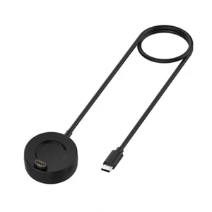 UK- Charger Base 1m Cable Charging Disc Base Replacement for Garmin Forerunner W - Photo 1/12