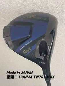 HONMA Driver TOUR WORLD TW767 MAX 10.5° Stiff VIZARD EZ-Z5 RH Mint! - Picture 1 of 15