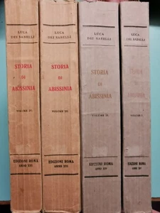COLONIE ITALIANE IN AFRICA-STORIA DI ABISSINIA-ED. ROMA 1936/8-QUATTRO VOLUMI - Foto 1 di 9