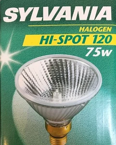 SYLVANIA  Halogen HI-SPOT 120 E27 230V 75W 10° SPOT WARM WHITE DIMMBAR !!! - Bild 1 von 3