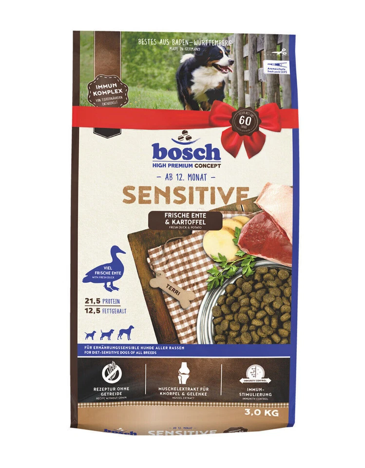 Bosch Sensitive Ente & Kartoffel Trockenfutter - 15kg