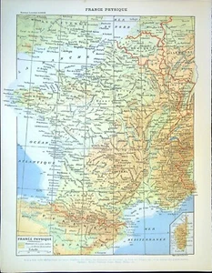 Old Press Engraving - France Physics - Picture 1 of 1