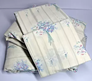 Juego de sábanas Lady Pepperell Queen planas, ajustadas y fundas de almohada estándar sin plancha - Imagen 1 de 4