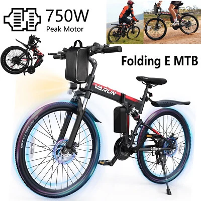 VARUN 26 Zoll Folding Ebike E-Citybike for Adults Peak 750W 48V E-Mountain Bike - Image 1 of 4