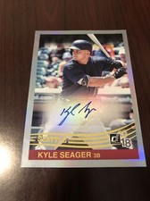 2018 Donruss Retro 1984 Signatures #84S-KS Kyle Seager Auto Mariners *Mint*