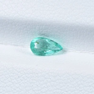 0,26 ct MIGLIOR GRADO ERITH MENTE GEMMA / SMERALDO NATURALE DELLO ZAMBIA - video taglio pera!! - Foto 1 di 2
