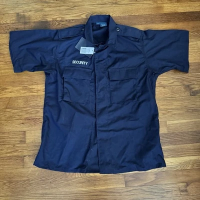 Propper Tactical BDU Coat Security Uniform Shirt Size M/R Dark Navy - Image 1 of 4