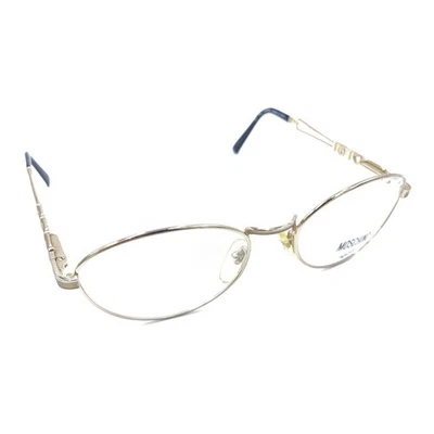 Persol Moschino MM125 Gold Oval Eyeglasses Frames 54-19 137 NEW Italy - Image 1 of 4