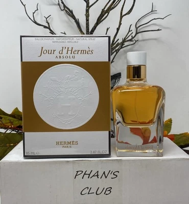 Hermès Jour d'Hermes Absolu 2,87 OZ Eau de Parfum Spray Perfume Floral para Mujer Foto 1 de 4