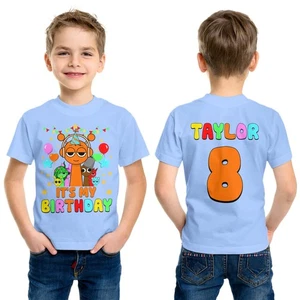 Personalisiertes Sprunki its My Birthday Shirt Custom Sprunki T-Shirt Sprunki Tee - Bild 1 von 16