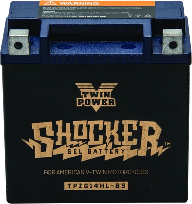 Twin Power YTX-14L Shocker Gel Battery for Harley Davidson Sportster Models - Image 1 of 4