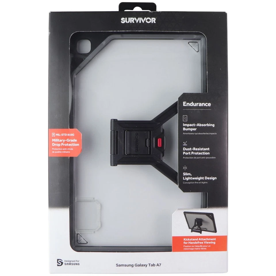 Griffin Survivor Endurance Series Case for Samsung Galaxy Tab A7 - Black - Image 1 of 2