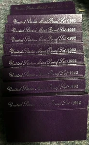 A 10 Set LOT of 1992-S U.S. Proof Sets ORIGINAL - Picture 1 of 1