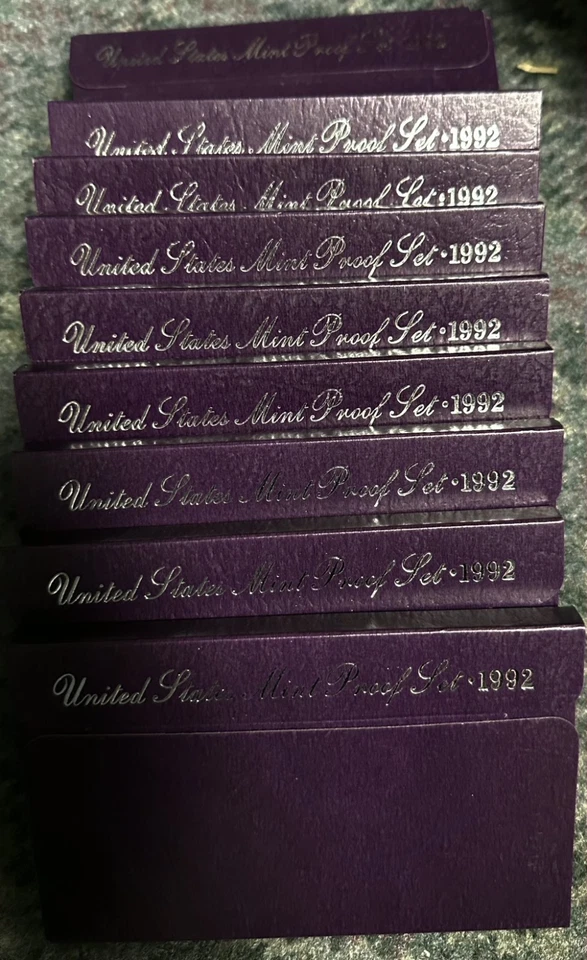 A 10 Set LOT of 1992-S U.S. Proof Sets ORIGINAL - Image 1 of 1