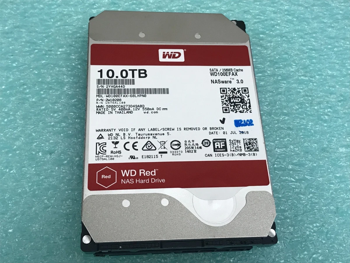Western Digital Red WD100EFAX-68LHPN0 10TB 3.5