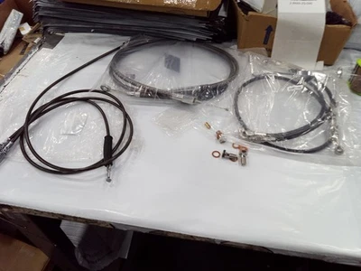 Cable acelerador embrague freno manillar 12"-14" para Harley Road King Glide 99-02 Foto 1 de 3