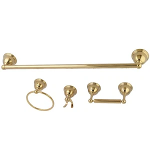 Kingston Brass BAK3961478 Restoration 4 Piece Bathroom Package - Brass - Picture 1 of 4