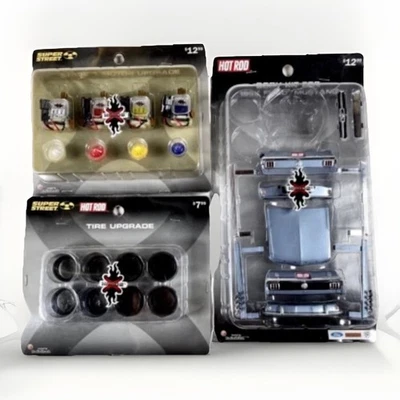 Lote de 3 XMODS Hot Rod Kit de carrocería de actualización: Mustang 1965 carrocería motor y neumáticos Foto 1 de 4
