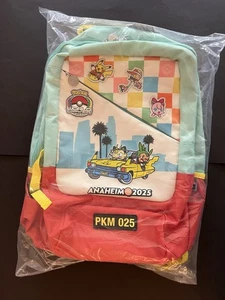 Pokemon 2025 World Championships Anaheim Exclusive Pikachu Car Scene Backpack - Picture 1 of 2