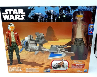 Star Wars: The Force Awakens Speeder Bike and Poe Dameron 12-Inch Figure 2016 - image 1 of 4