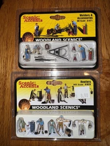 HO Scale - Welders & Accessories by Woodland Scenics, WOO-A1871 & Roofers A1828 - Picture 1 of 1