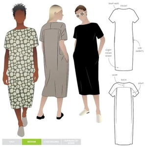 Style Arc Sewing Pattern - Melba Dress (Sizes 10-22) - Picture 1 of 8
