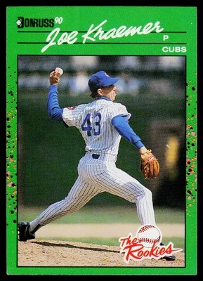 1990 Donruss The Rookies #10 Joe Kraemer - Image 1 of 2