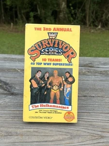 Vintage The 3rd Annual WWF Survivor Series Coliseum Video VHS Tap 1989 - Picture 1 of 8
