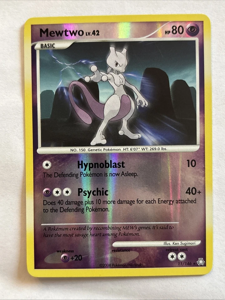 Pokemon Mewtwo Reverse Holo 11/146 - Legends Awakened Pokémon LP/NM Rare Card - Image 1 of 2