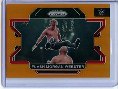 2022 Panini Prizm WWE Wrestling ORANGE Parallel #13 Flash Morgan Webster #7/99 - Image 1 of 2