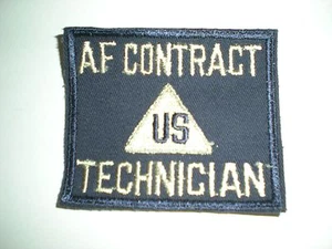 PARCHE TÉCNICO DE CONTRATO CIVIL ORIGINAL DE LA ERA DE LA USAF DE 1950 - Imagen 1 de 1
