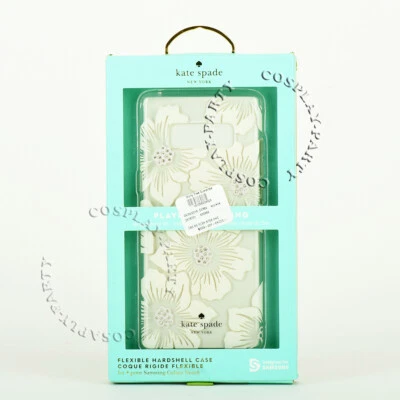 Funda Flexible Kate Spade para Samsung Galaxy Note 8 - Hollyhock Floral Transparente Foto 1 de 4