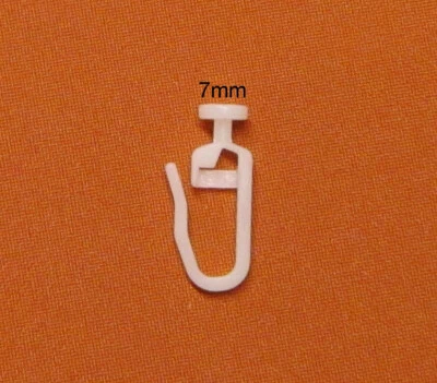 25 Gardinengleiter mit 7mm Rundkopf für Gardinenschienen Vorhangschienen Gleiter - Bild 1 von 2