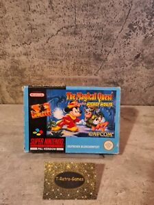  Super Nintendo The Magical Quest Starring Mickey Mouse mit OVP + Anleitung NOE