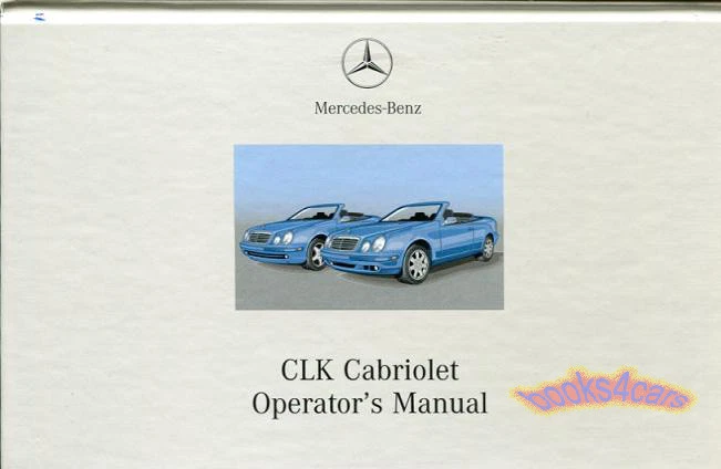 CLK MANUAL 2001 MERCEDES CLK320 CLK430 CABRIOLET CONVERTIBLE DUEÑO LIBRO MANO Foto 1 de 1