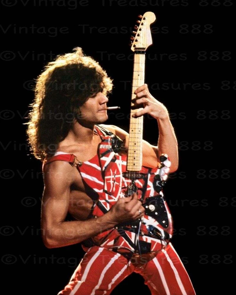 Eddie Van Halen - Smokin' in style Photo Print Poster Cigarette - Image 1 of 1