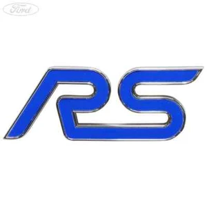 Emblema distintivo targa nome portellone originale Ford RS (Focus MK2/3) 1670626 - Foto 1 di 3