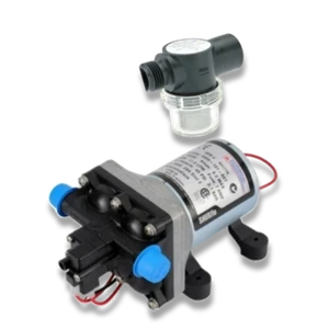 Genuine SHURflo 4009 12v Water Pump & Twist on Filter Pack - Picture 1 of 4