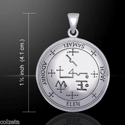 Sigil of Archangel SAMAEL  Pendant .925 Silver by Peter Stone - Image 1 of 4