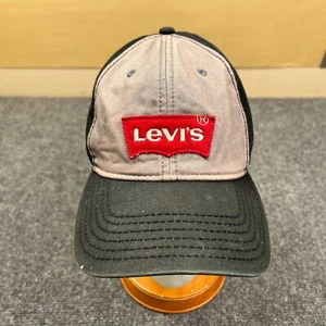 Gorra Levi's Big Logo Parche Adulto Ajustable Negra Gris Informal - Imagen 1 de 9