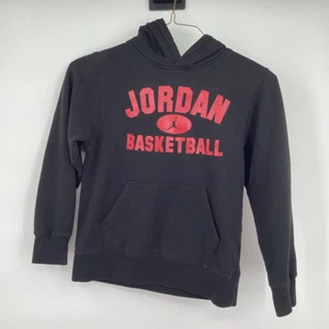 Boys Air Jordan Basketball HoodieBlack / red Medium (112-14) - Picture 1 of 4