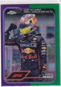Topps 2024 Chrome Formula 1 Nr. 146 Sergio Perez Green Purple Refractor - Bild 1 von 2