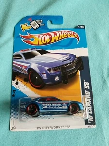 Camaro SS 2012 Hot Wheels '10 azul 131/247 Little Bend City Works color inteligente - Imagen 1 de 8