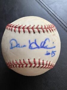 Dave Hollins Philadelphia Phillies Signed Game Used  Baseball