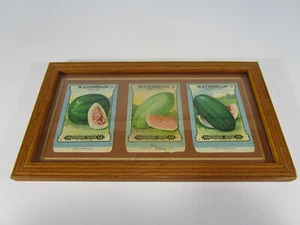LOT Of 3 Vintage empty seed packets Watermelon Chesmore seed st joseph Missouri - Picture 1 of 7